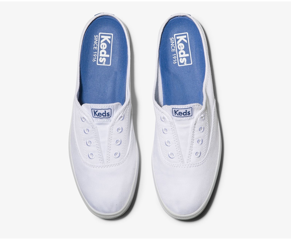 Womens Keds Mules - Moxie - White - 3581-ZANVY